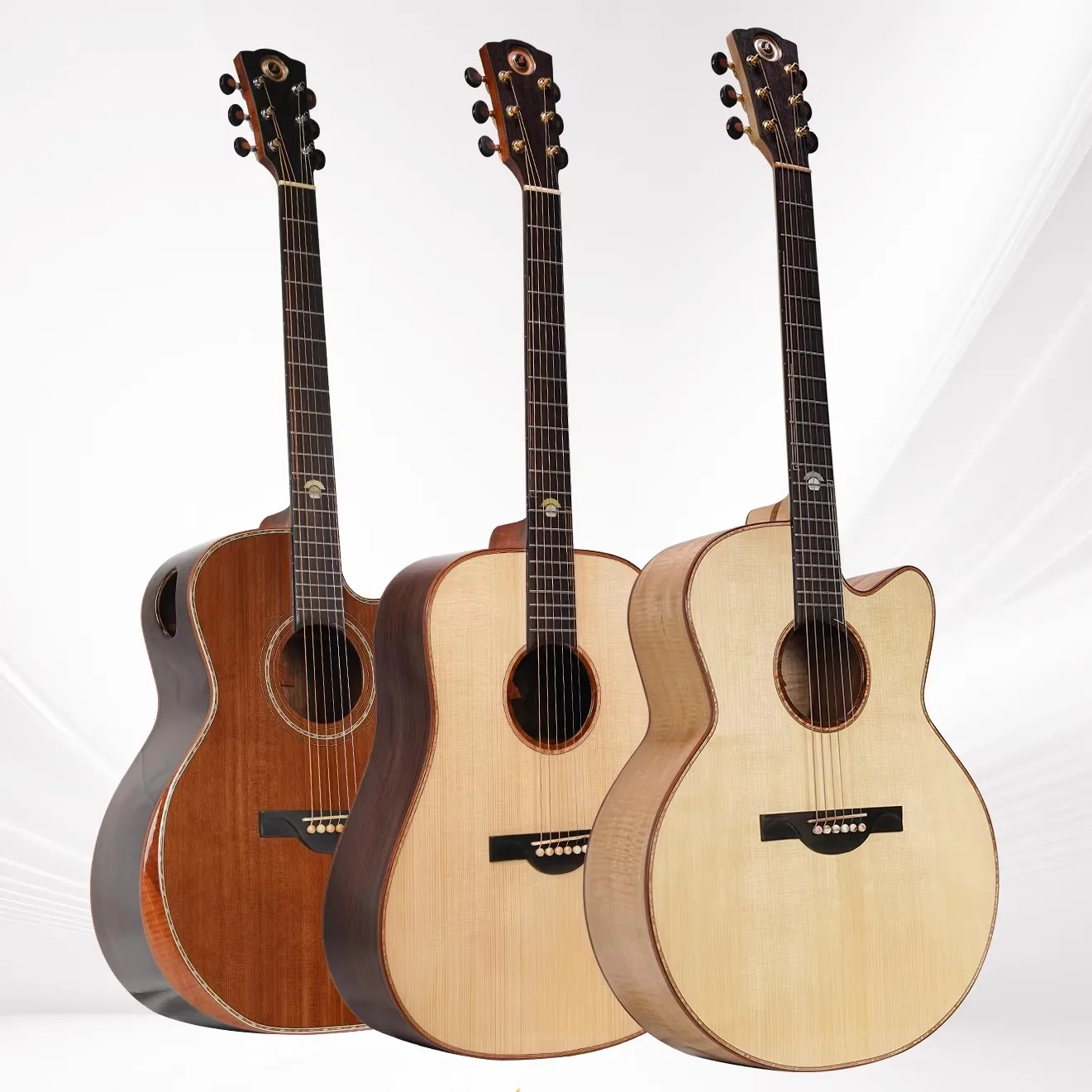 

Merida Guitar Handmade Solid Wood Classic Cutaway Acoustic Guitar