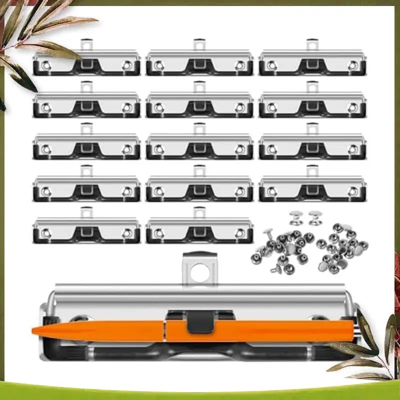 ABDW-Clipboard Clips Mountable Clipboard Clips With Rubber Handles And Hanging Holes - Plywood For Office School Home