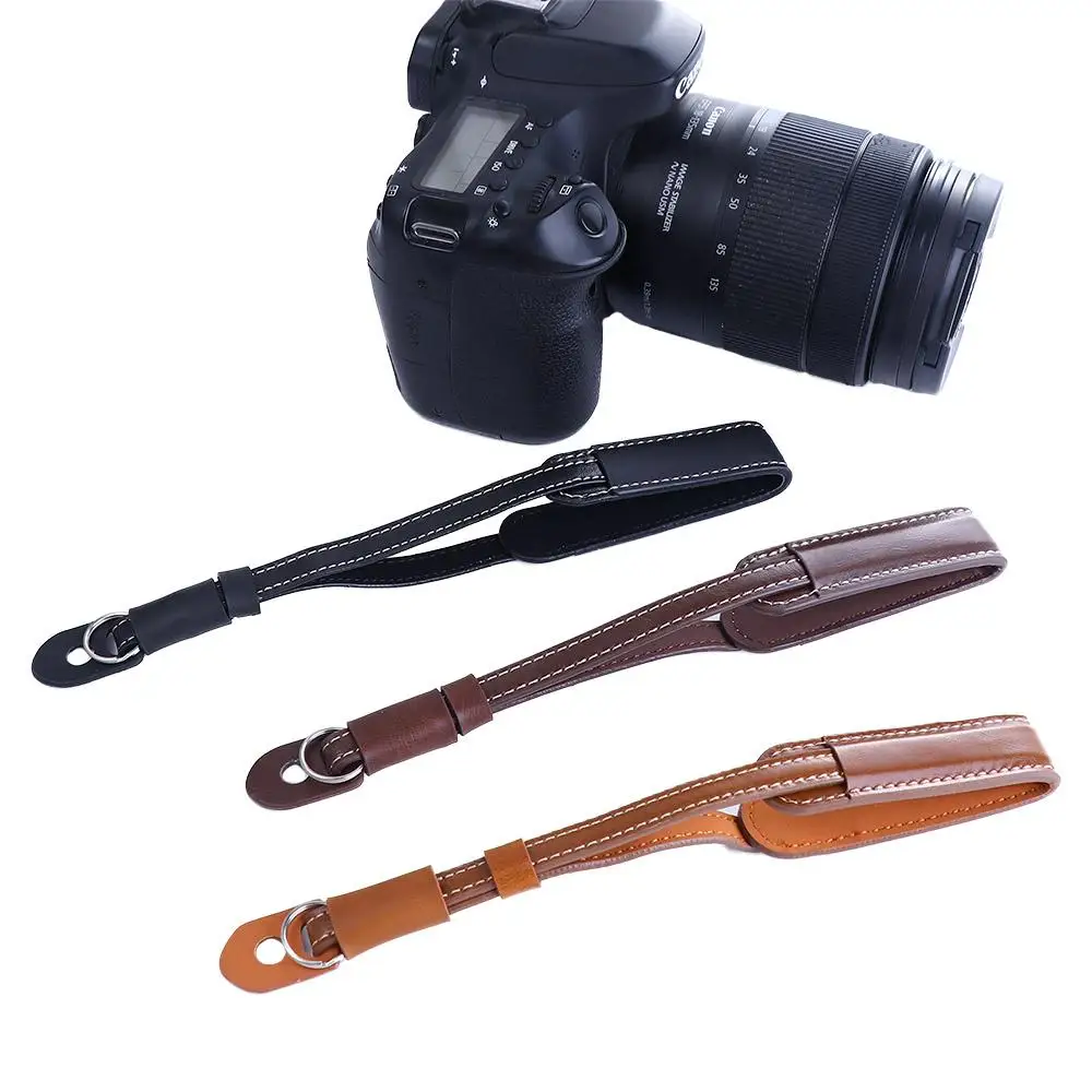 Supplies SLR Camera Hand Rope PU Leather Lanyard Hand Strap Camera Strap Strap Grip Wrist Hand