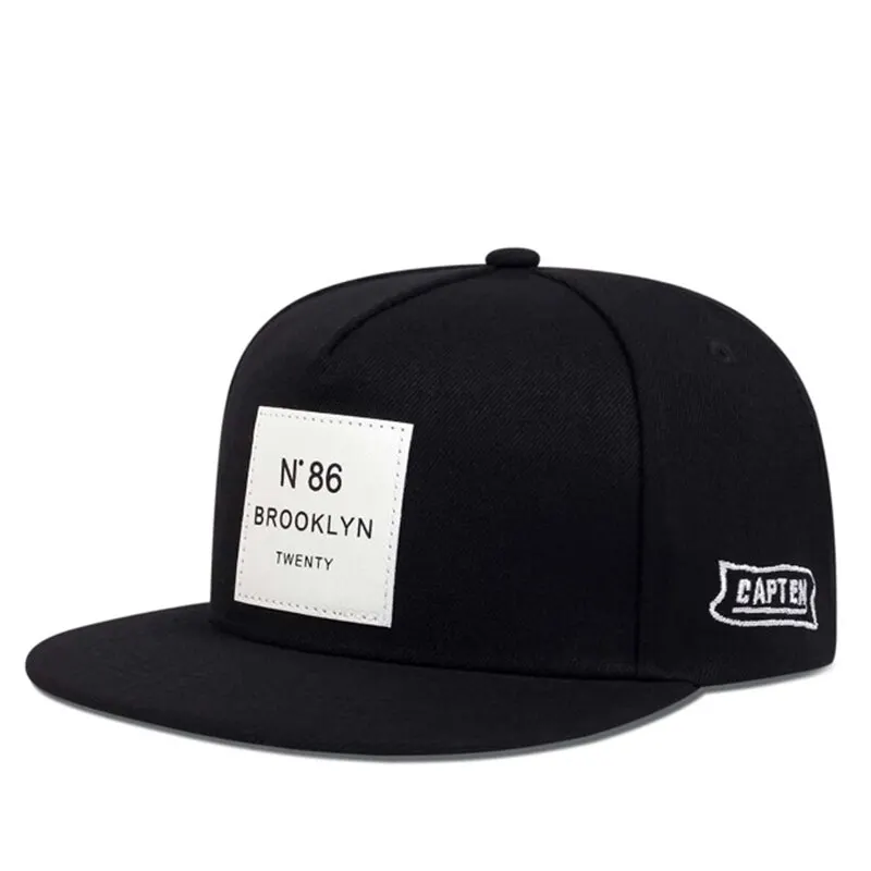 New Fashion N86 BROOKLYN Patch Snapback Hat For Men Women Adjustable Cotton Tide Hip Hop Outdoor Sport Baseball Cap