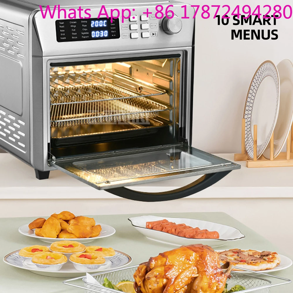 Kitchen Appliance Horno Stainless Steel Oven Household Oil-free Air Fryer Elétrico Para Assar Bolo