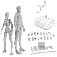 Sketch Draw Figurines Male Female Movable Body Kun Body Chan Joint Pain Anime Figure Shf Action Figure Toy Model Draw Mannequin 5