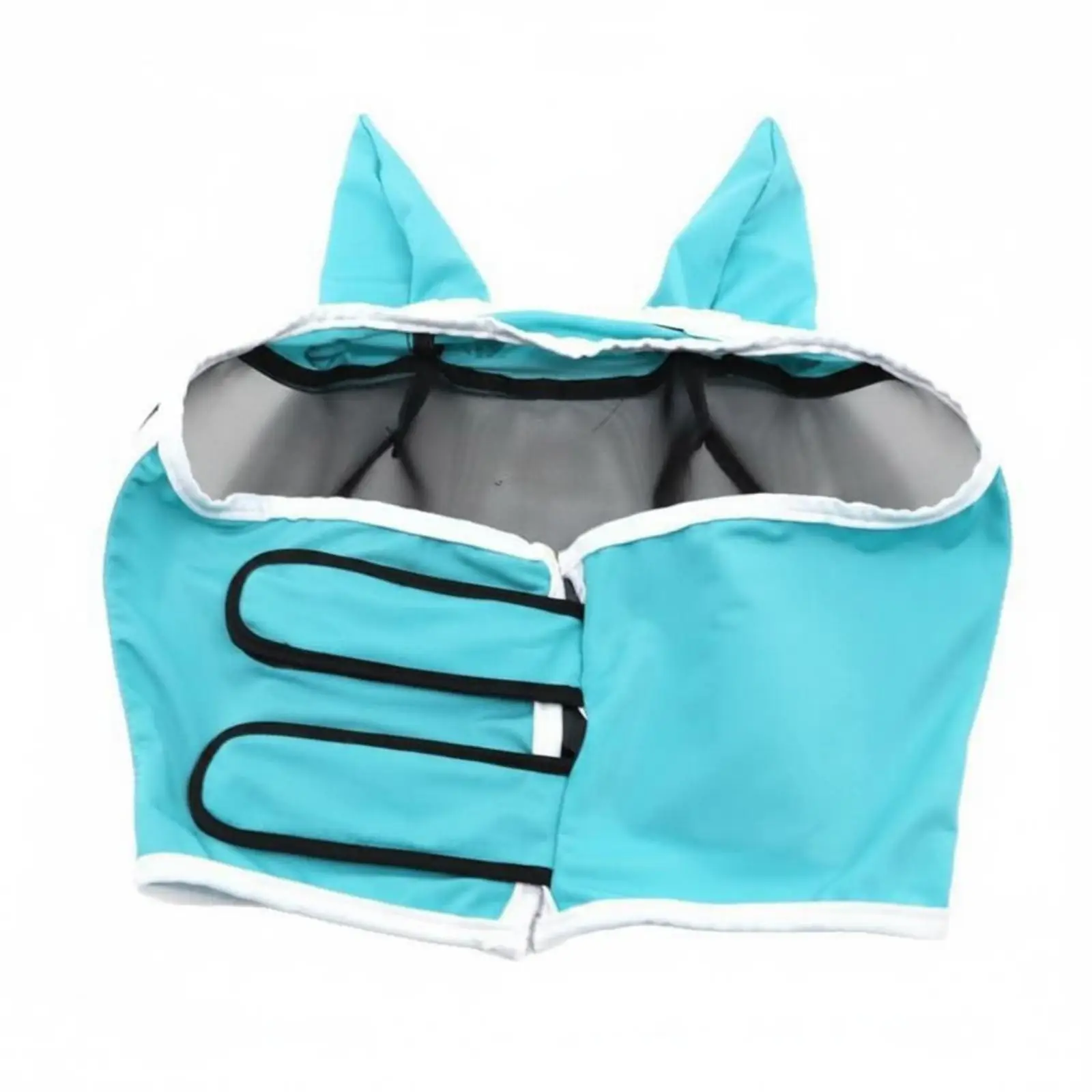 Equine Headgear Adjustable Hook and Loop Horse Fly Mask Anti-flies Mesh Head Protector for Stable Horses