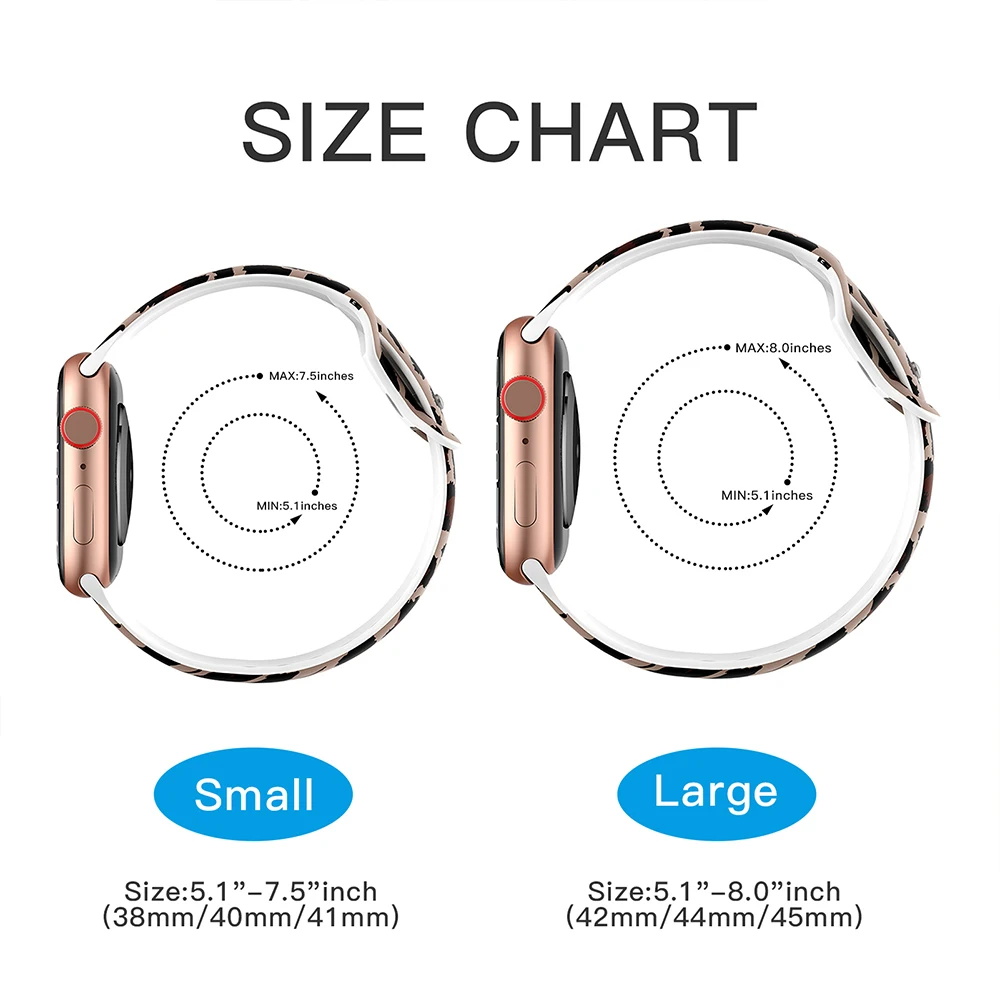 Bandas de Navidad para Apple Watch, pulsera de silicona estampada para mujer, 44mm, Ultra 2, 49mm, 40mm, serie iWatch 9, 8, 7, 6, 5, SE, 41/45mm