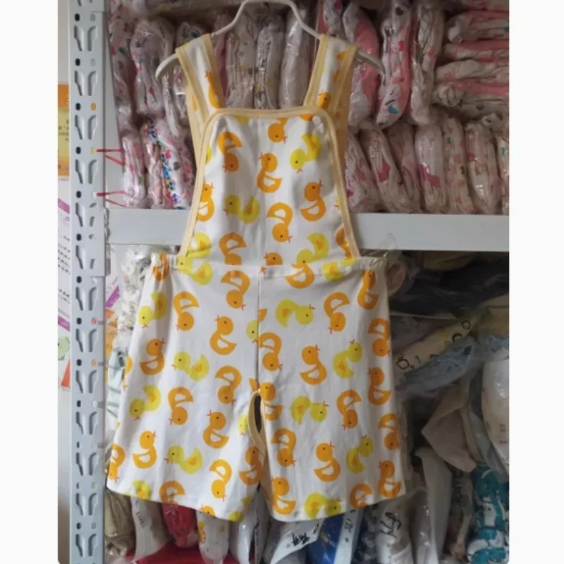 لطيف الكرتون نمط القطن الخالص ABDL الكبار الطفل السروال القصير مرونة الخصر Playsuits بروتيل ارتداءها DDLG مفتوحة المنشعب نيسيي