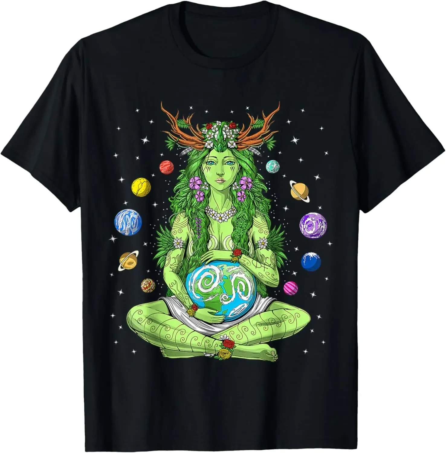 Gaia Greek Goddess Pagan Mother Earth Hippie Nature TShirt Hoodie
