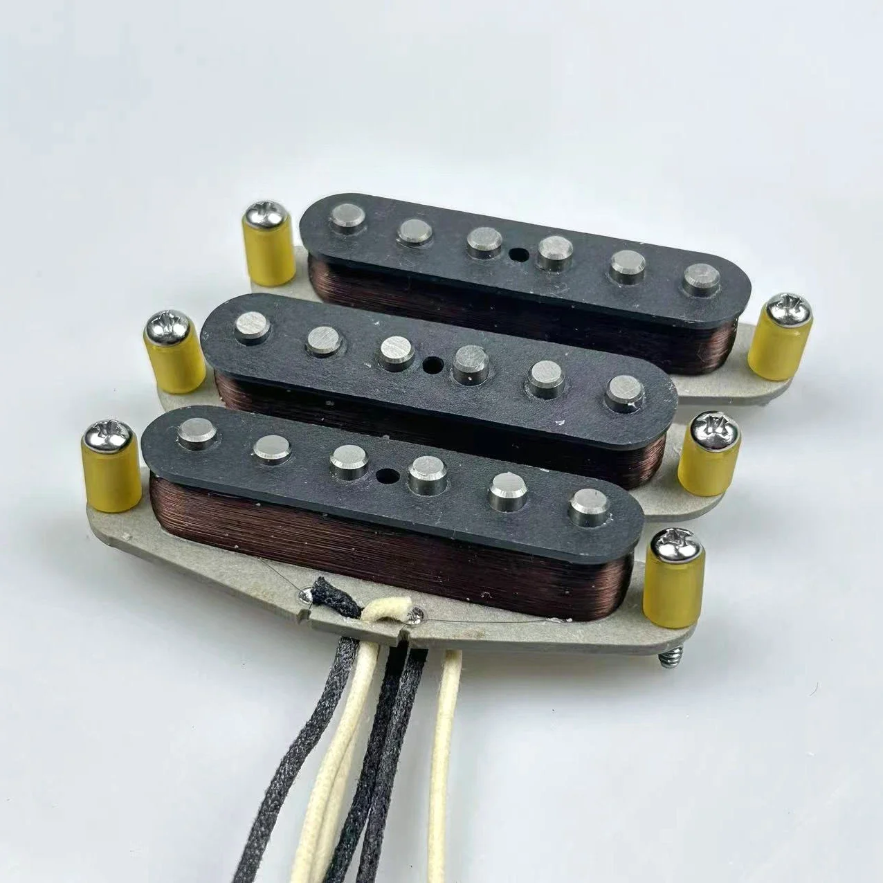 

SSS Single-coil Pickups Set Alnico 5 '57/'62 Hand-engraved Copper Wire Pickups Reverse-engineered Professional Accessories