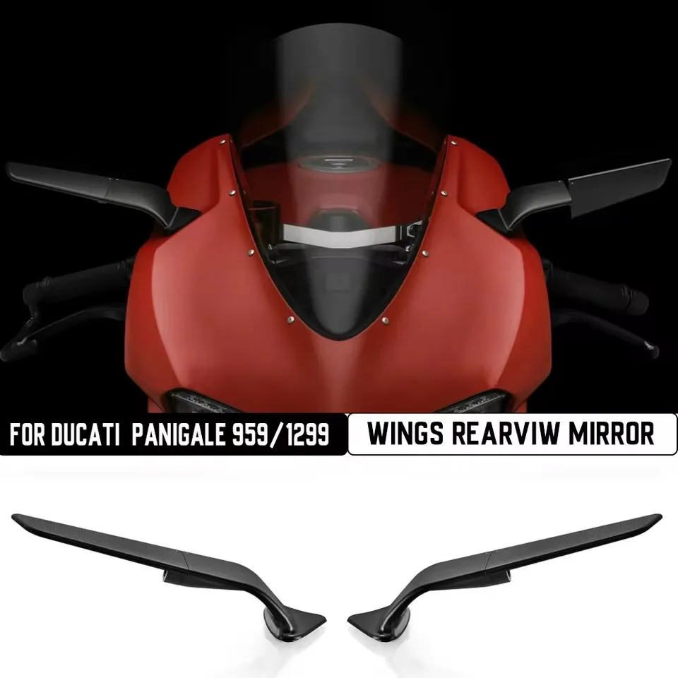 

Зеркала для мотоциклов, зеркало Stealth Winglets для DUCATI PANIGALE 959 1299, регулируемое вращение ветрового крыла, боковые аксессуары заднего вида