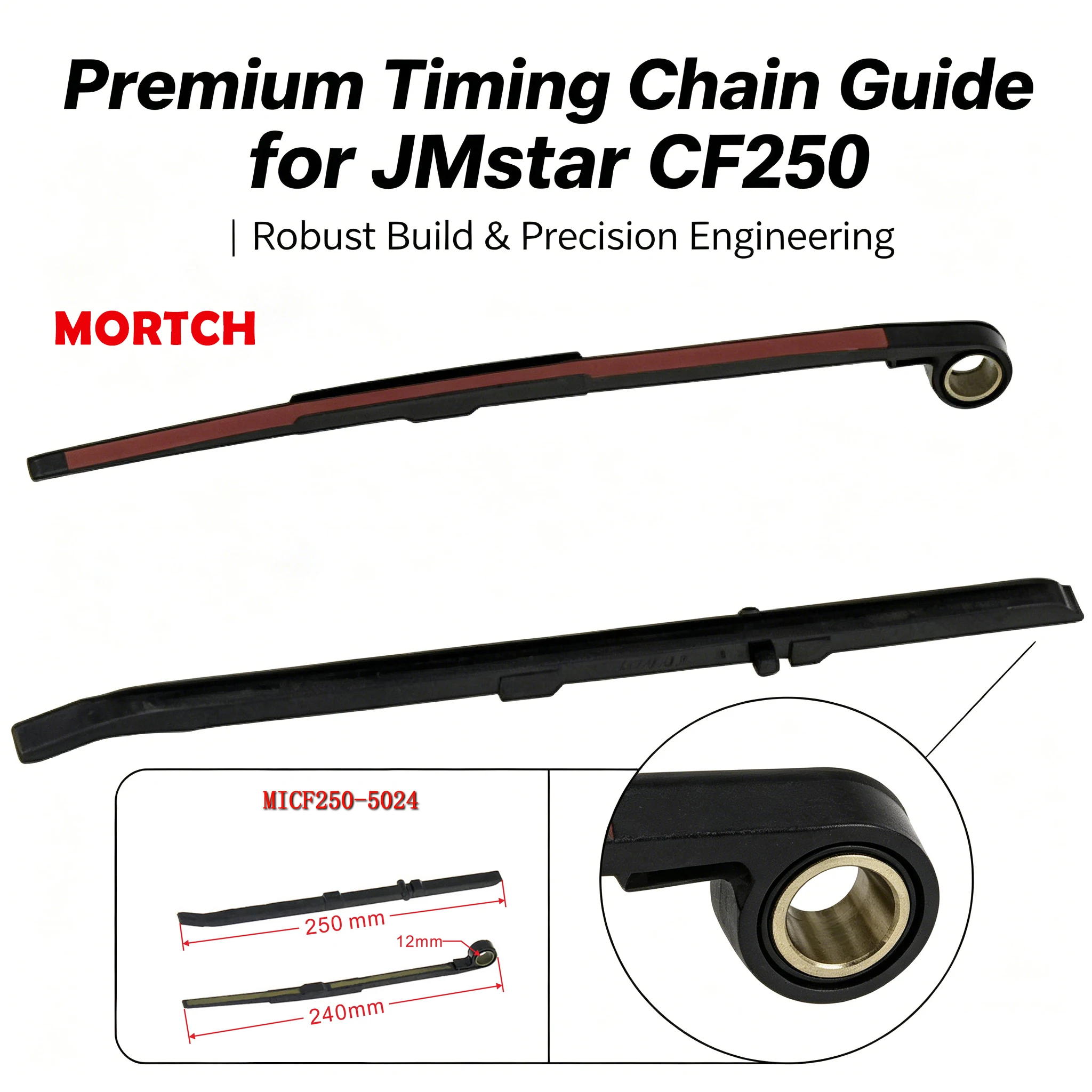 OEM Timing Chain Guide 250-5024 172mm Engine For CF250 Jonway JMstar CFMoto Scooter Motorcycle ATV