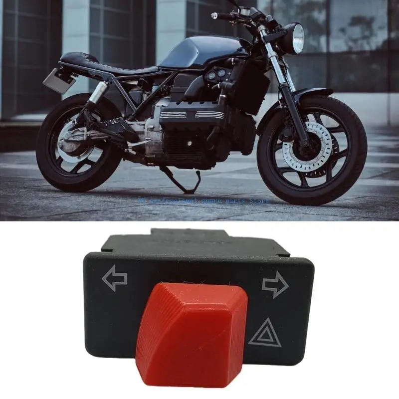 

41XA Versatile Motorcycle Turn & Hazard Light Switch Universal Motorcycle Switch Upgrades for Safety Awake Riders