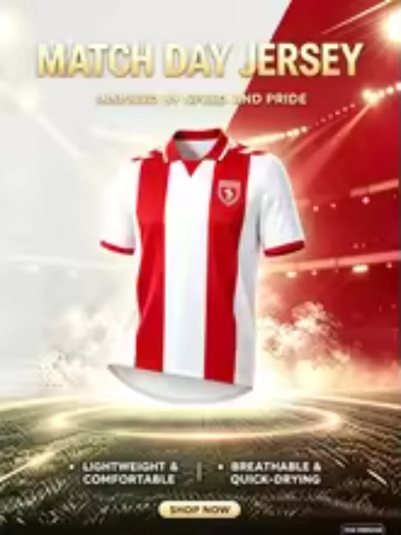 26-27 Türkiye Breathable Sports Quick-Drying S-Samsunspor Football Jersey Men Women Soccer Fans Casual T-shirt Family Kids Tees