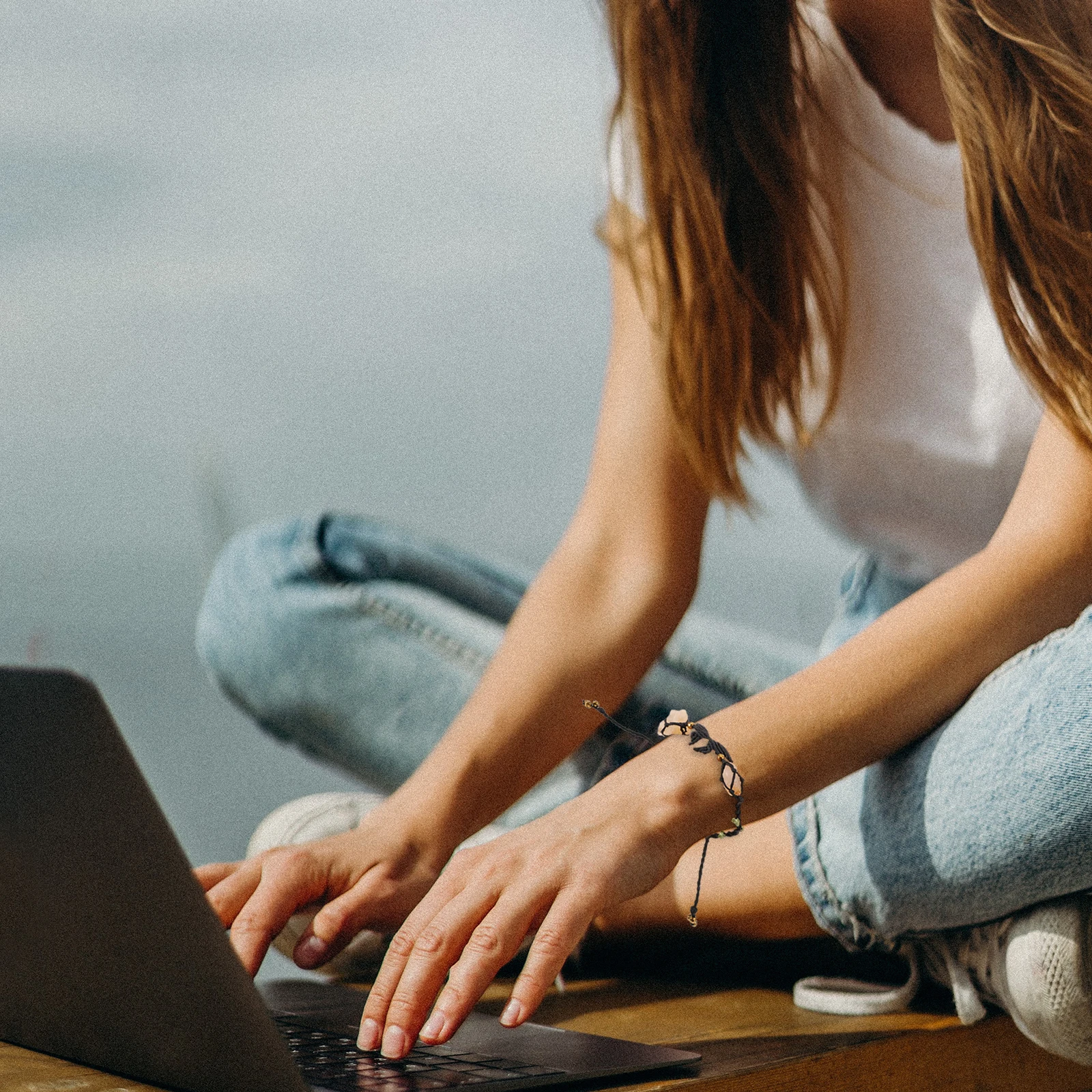 

Butterfly Crystal Bracelets Natural Gemstone Women Jewelry Adjustable H Chain Comfortable Fits Most Wrist Sizes