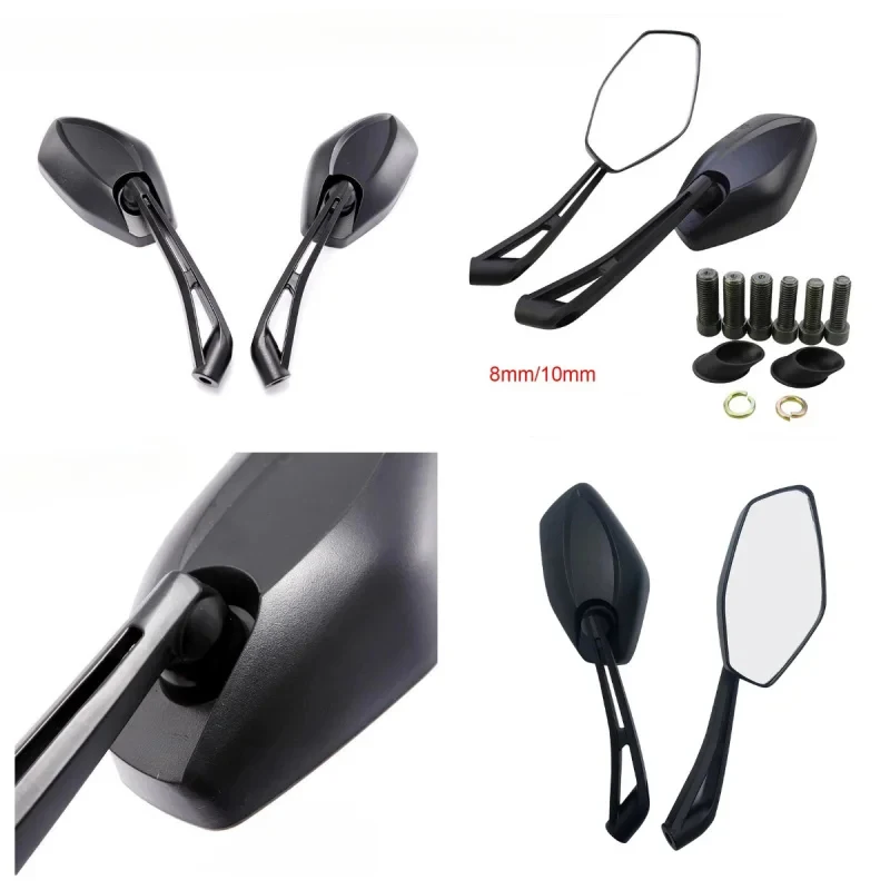 

Aluminum alloy Motorcycle Rear Mirror 8/10MM Universal Mirror For Kawsaki ER6N Versys 650 1000 Vespa Aprilia Pegaso 650 SR 50