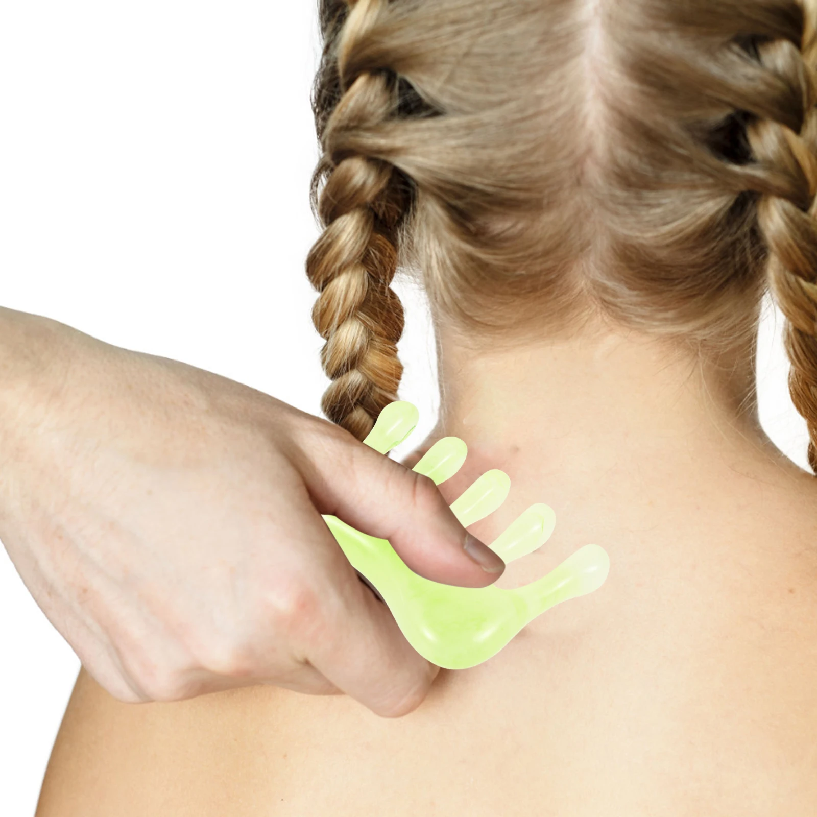 Picture 7: Honeycomb Wax Scalp Massager Comb Resin Portable Full Body Gua Sha Scraping Tool For Hair Massage