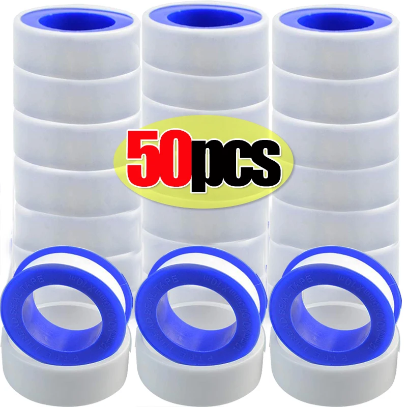 Water Pipe Sealing Tapes Waterproof PTFE Sealant Tape Sink Drain Pipe Thread Duct Tapes Plumbing Fitting Repair Tools Wholesale