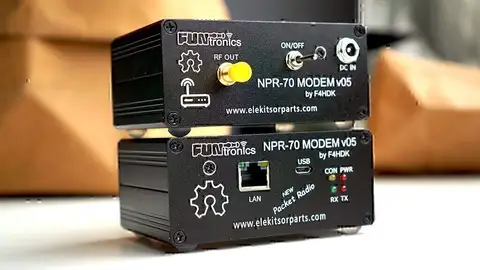 F4HDK NPR-70 v05 모뎀, 70cm 이상의 새로운 패킷 라디오, 아마추어 라디오 패킷 라디오, 공장 조립