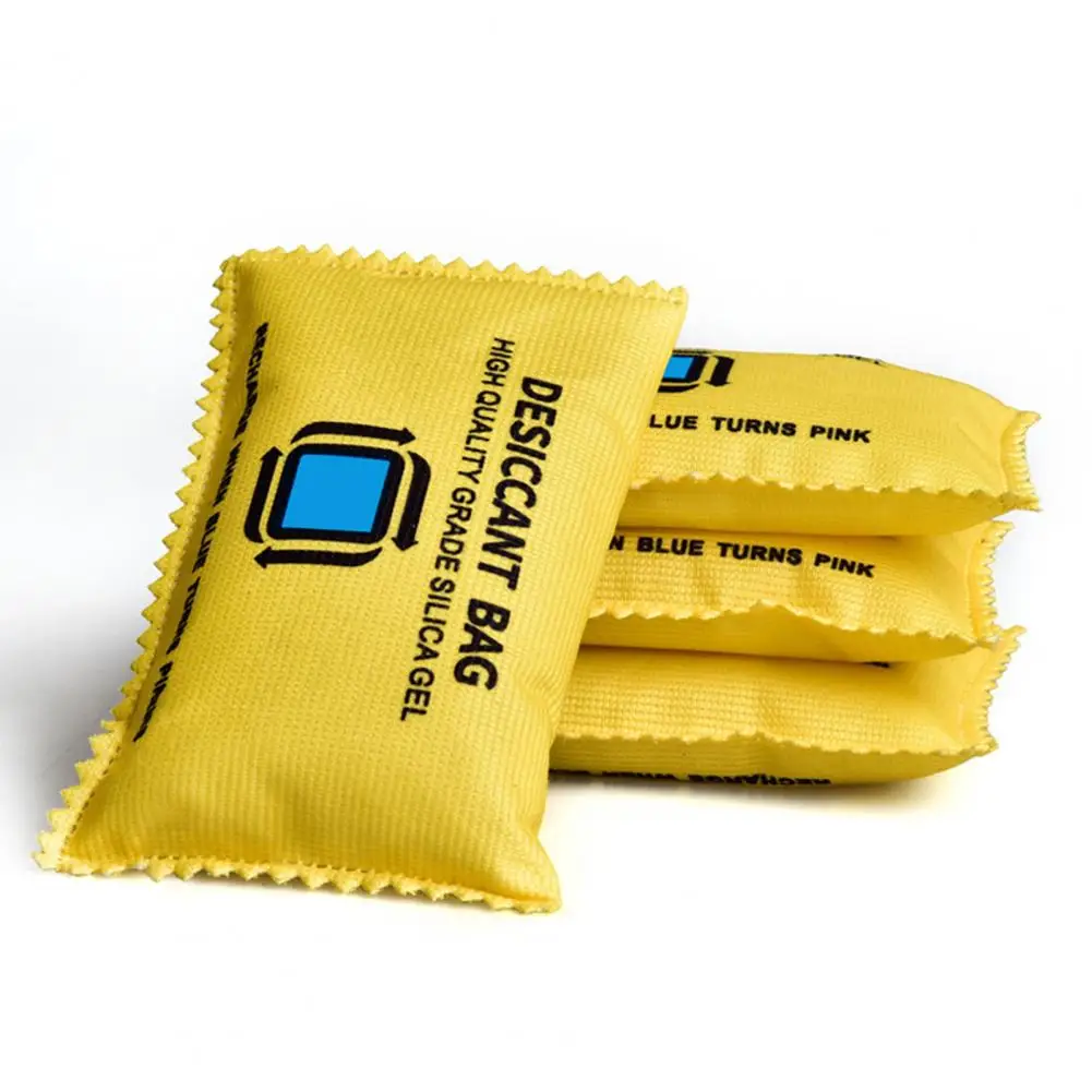 Desiccant Packets Blue to Pink Desiccant Reusable Color Indicating Silica Gel Desiccant Packs 200g Moisture Absorber for Storage