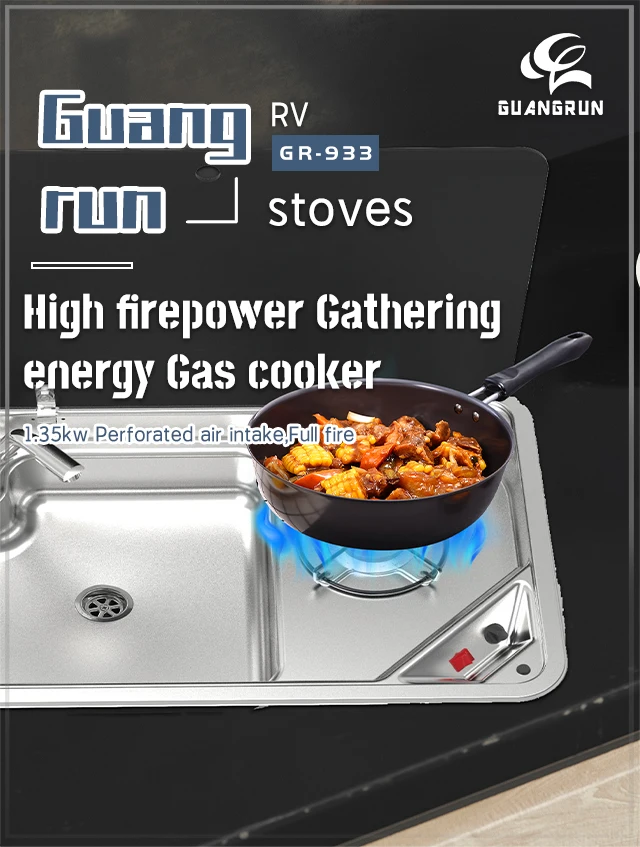 NINGBO GUANGRUN CANRUN CAN STYLE DOMETIC   GAS STOVE KITCHEN SINK COMBINATION 933