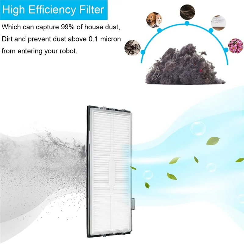 A97G Cepillo Lateral principal bolsas de filtro de fregona piezas de repuesto de plástico para aspiradora Xiaomi Roborock S7 Pro Ultra/S7 Maxv Ultra/S7 Maxv