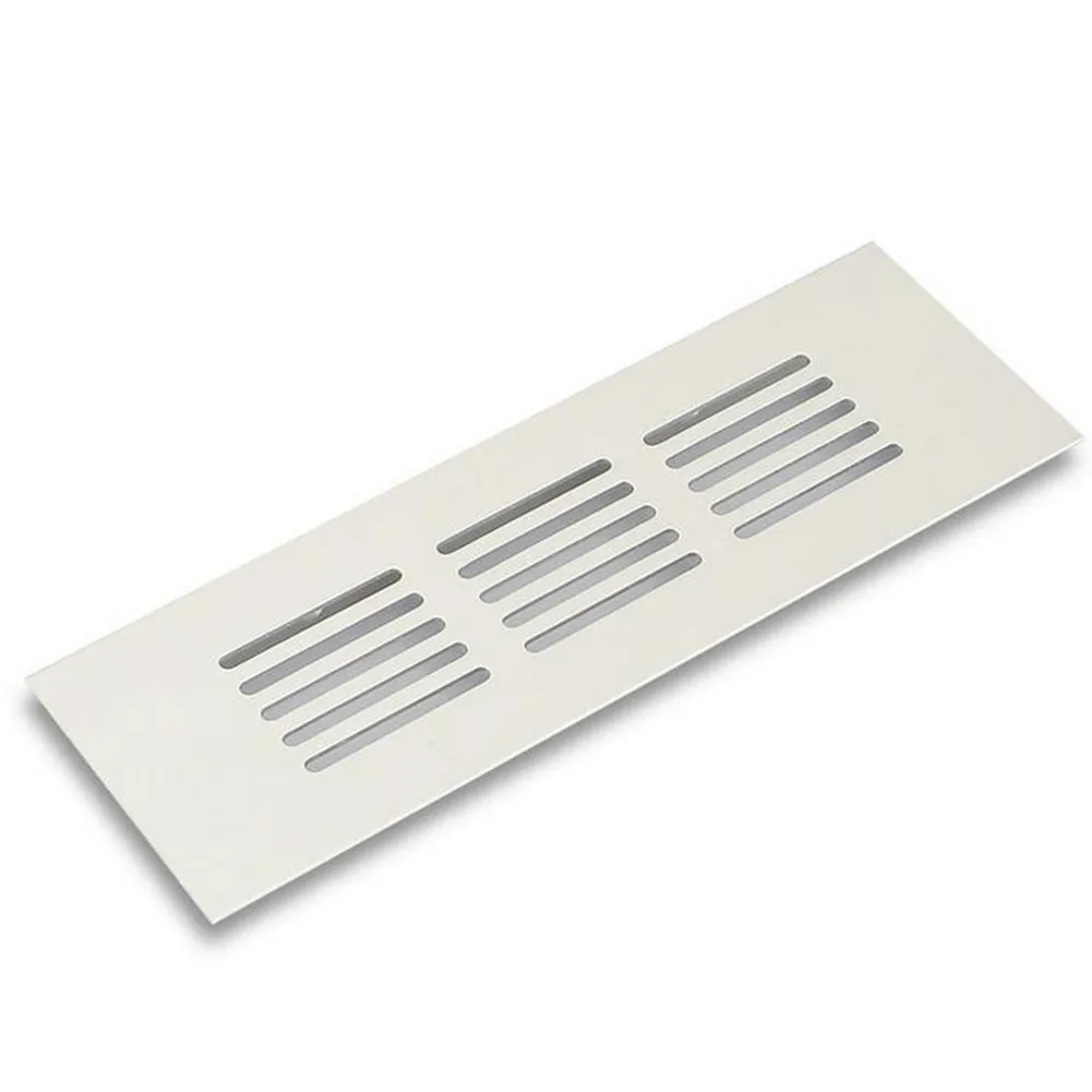 Air Vent Ventilation Grille Cupboard Aluminum Alloy Grille Cover Rectangular Replacement Shoe Cabinets Spare Parts