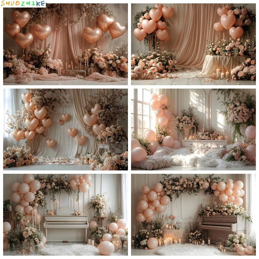 dia-dos-namorados-pano-de-fundo-flor-amor-coracao-balao-floral-meninas-princesa-1st-aniversario-festa-de-casamento-fotografia-fundo-decoracao