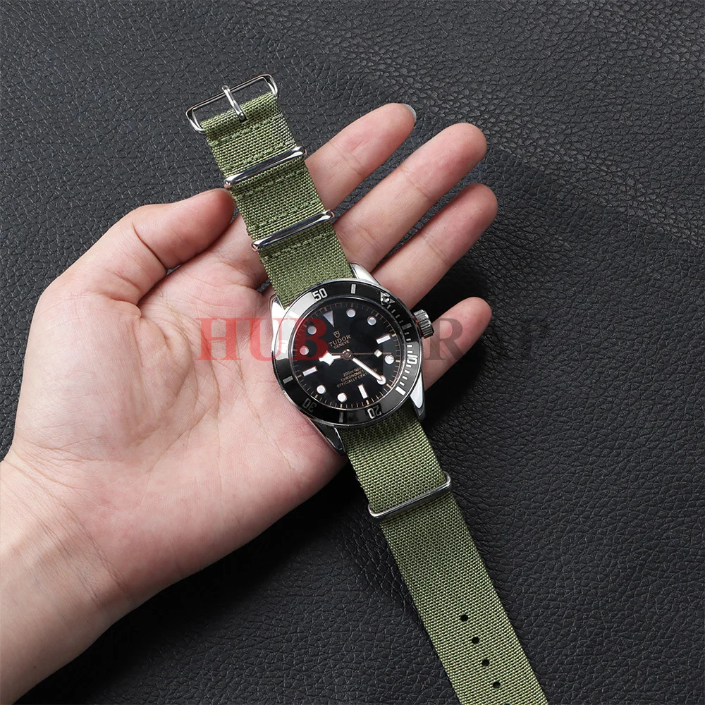 Nylon Canvas Watch Band 18mm 20mm 22mm Watch Straps Universal Military Fabric Watchband Men Women Bracelet for Seiko for Omega view 6