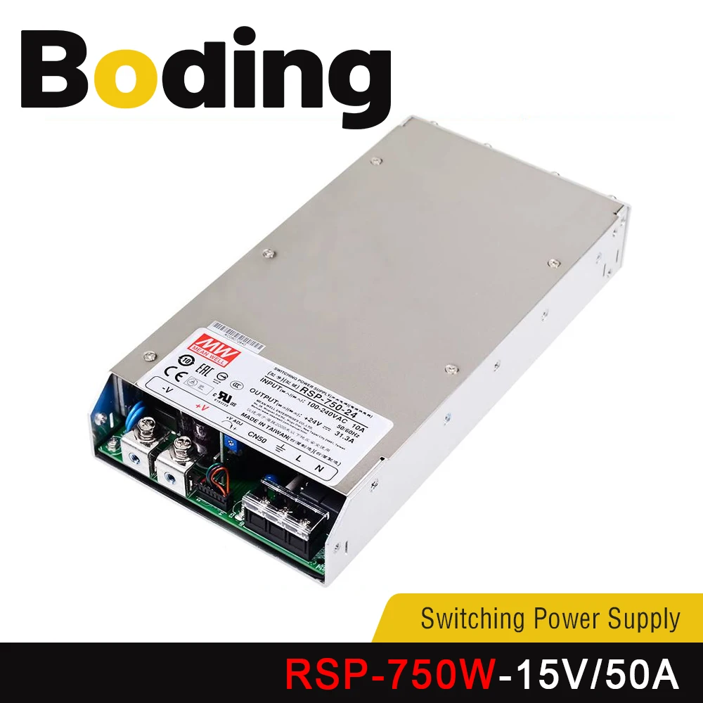 Boding Rsp-750-15v 50a Switching Power Supply High Efficiency Dc Output