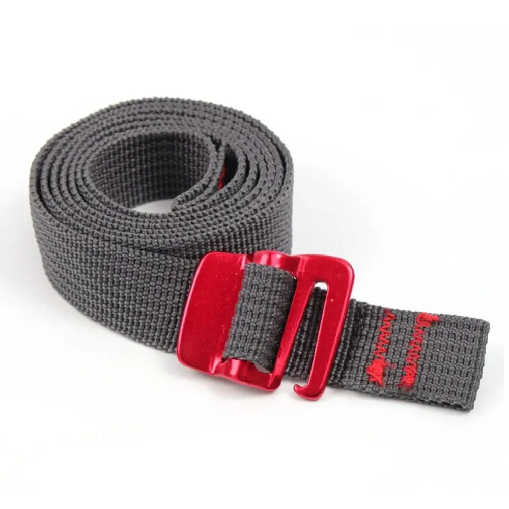 

Durable Quick Release Hook Nylon Tape Rope Tension Belts Luggage Bag Tie-Down Belt 1.5M Lightweight Cargo Straps Outdoor Travel