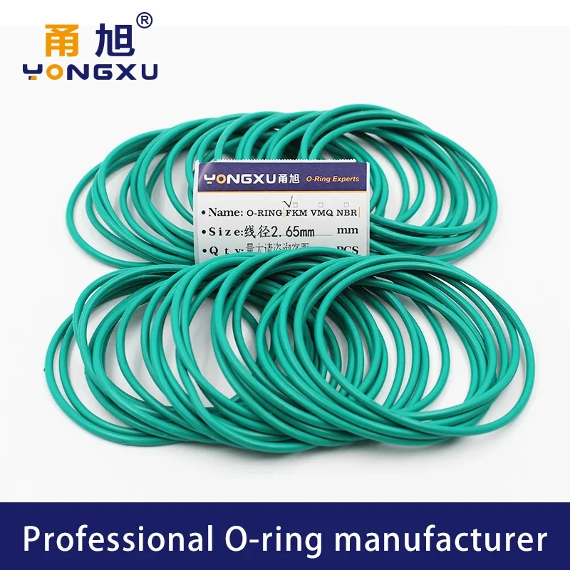 Fluorine rubber Ring FKM O-rings Seals CS2.65mm ID63/65/67/69/71/73/75*2.65mm O Ring Seal Gasket Oil Ring Sealing Washer