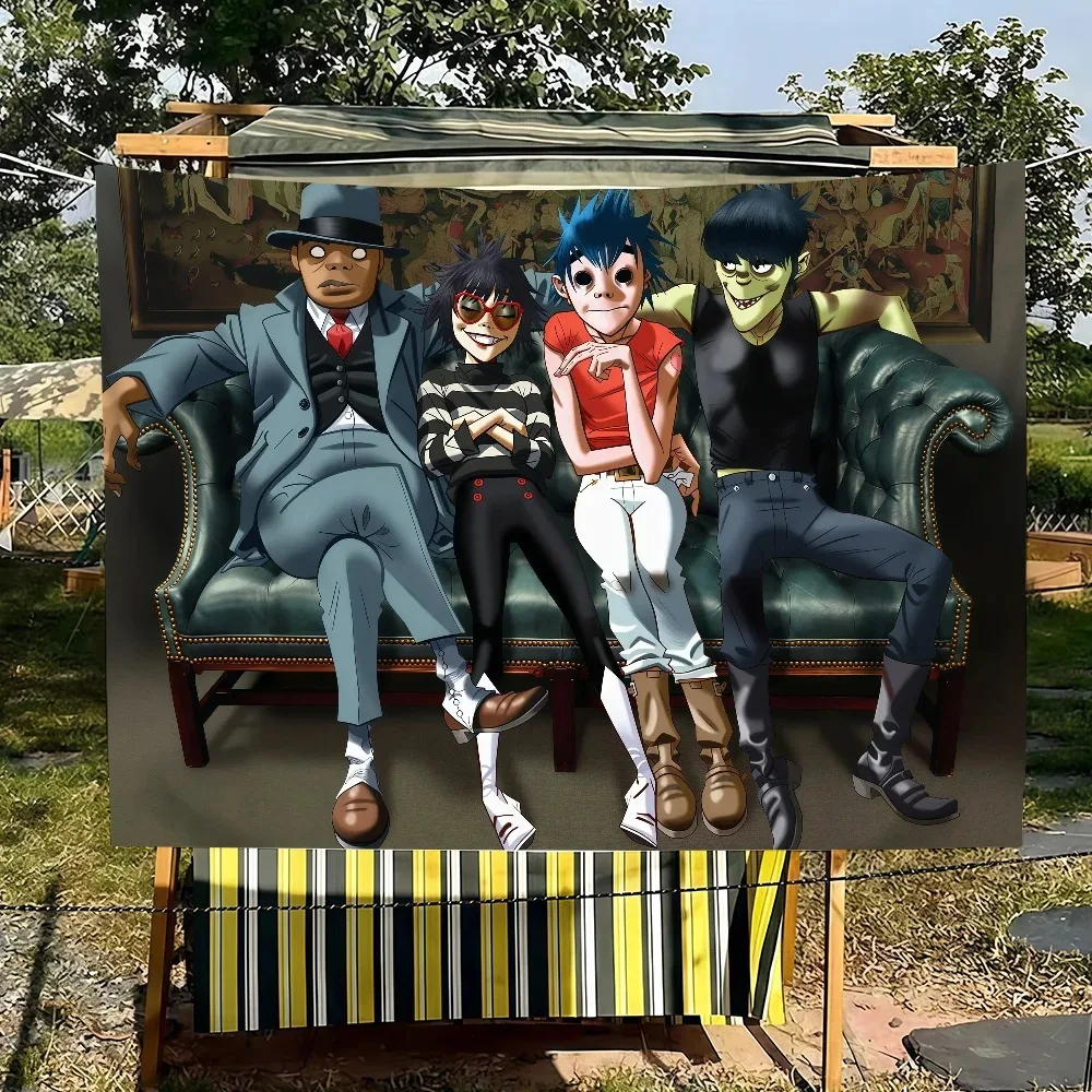 G-Gorillaz Band 2026 The Mountain flag For Bedroom Living Bar Garden Outdoor Active  Decoration Background And Concert