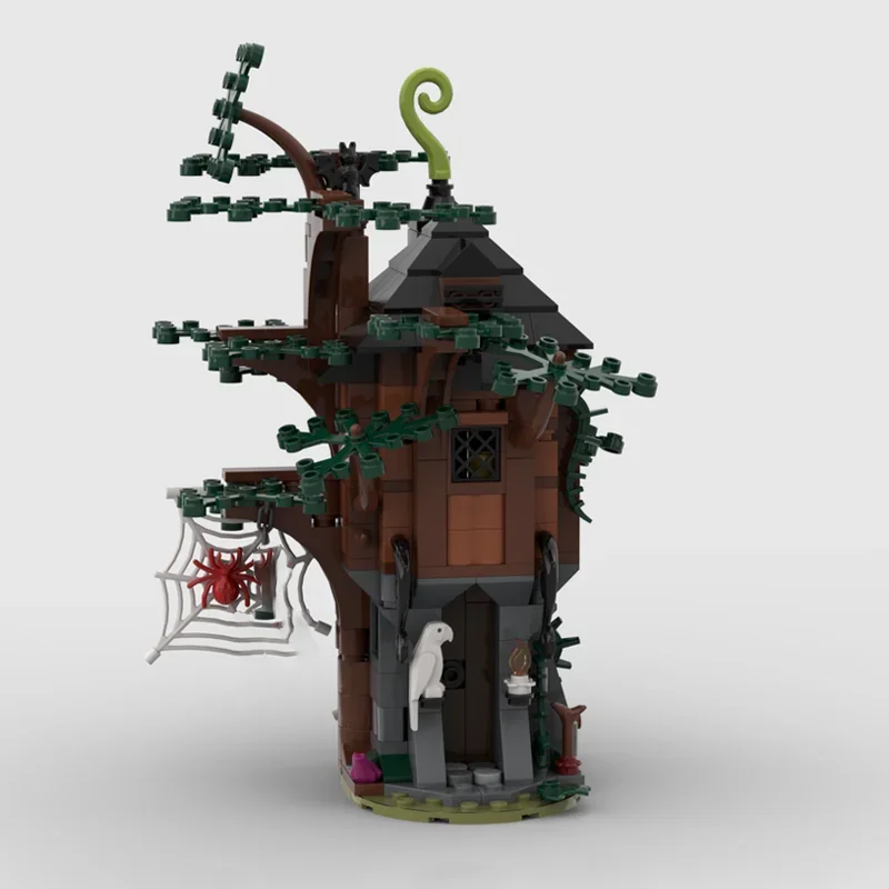 353 pièces MOC sorcière S cabane château modèle blocs de construction cadeaux de noël Architecture bricolage idée créative éducation jouet anniversaire