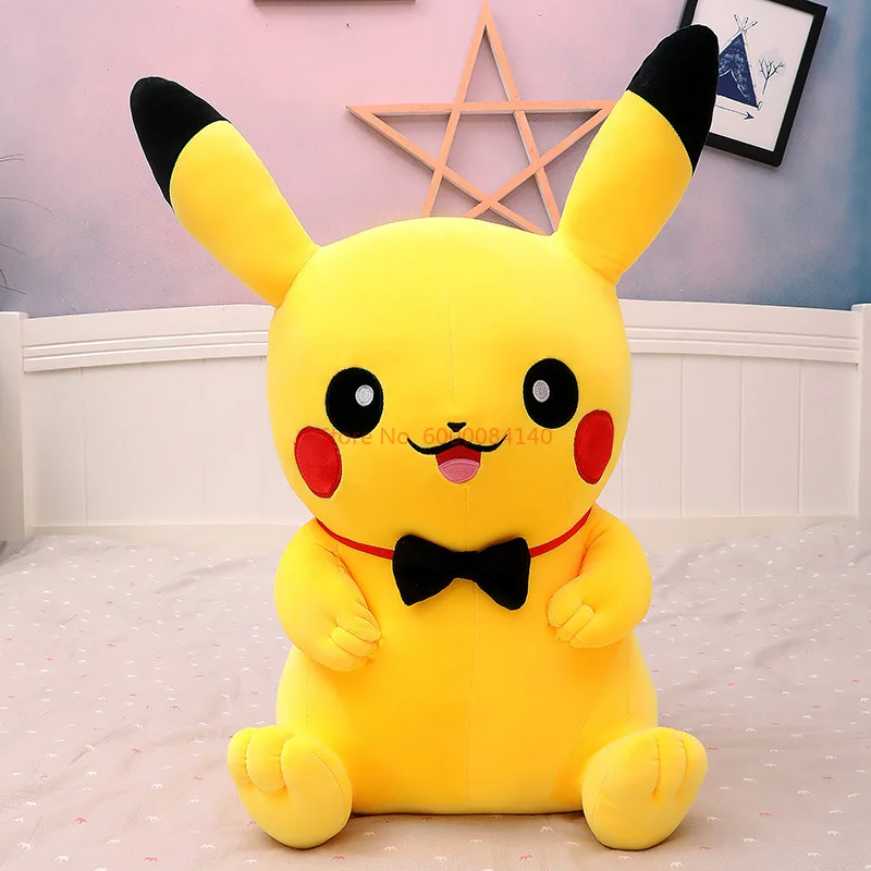 Figuras de Anime de dibujos animados de Pokémon, Pikachu, Kawaii, animales de peluche, juguetes bonitos, decoración de habitación, colección de juguetes de adorno para niños