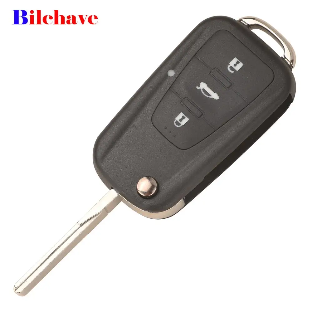 jingyuqin 3 Buttons For MG Flip Folding Car Remote Key Fob For MG5 MG7 MG GT GS 350 360 750 W5 Replacement Key Case Cover
