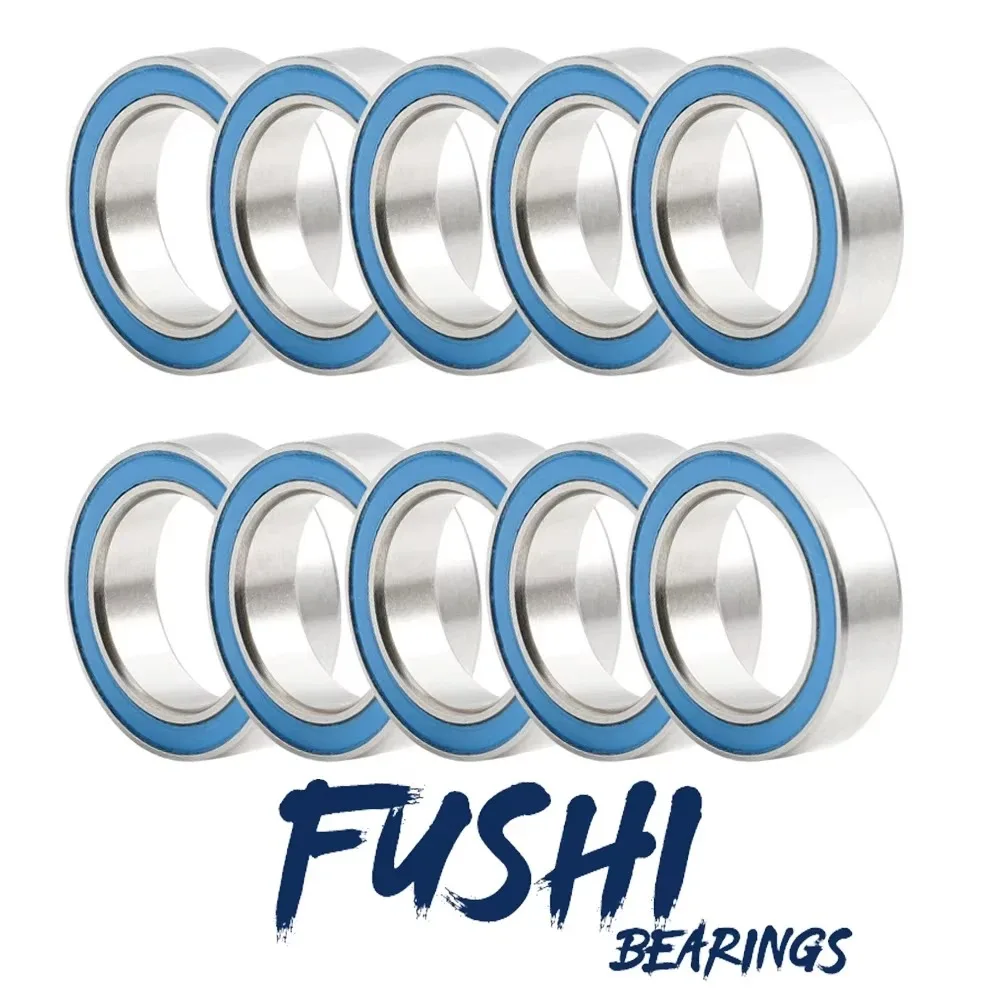 

6700 6802RS Bearing ( 10 PCS ) 10*15*4 15*24*5 mm Hobby Electric RC Car Truck 6700 6802 RS 2RS Ball Bearings Blue Sealed
