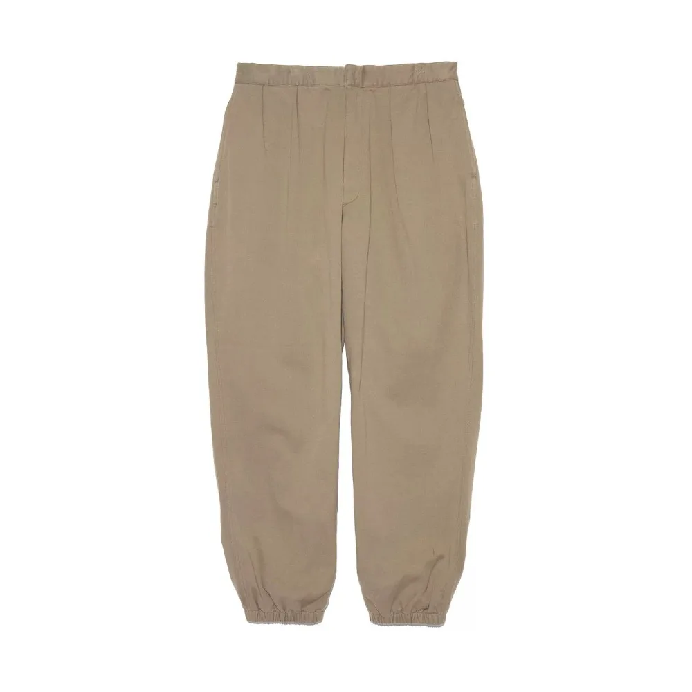 Nanamania Cotton Wool Twill Track Pants Japanese Casual Leg Tied Straight Leg Pants
