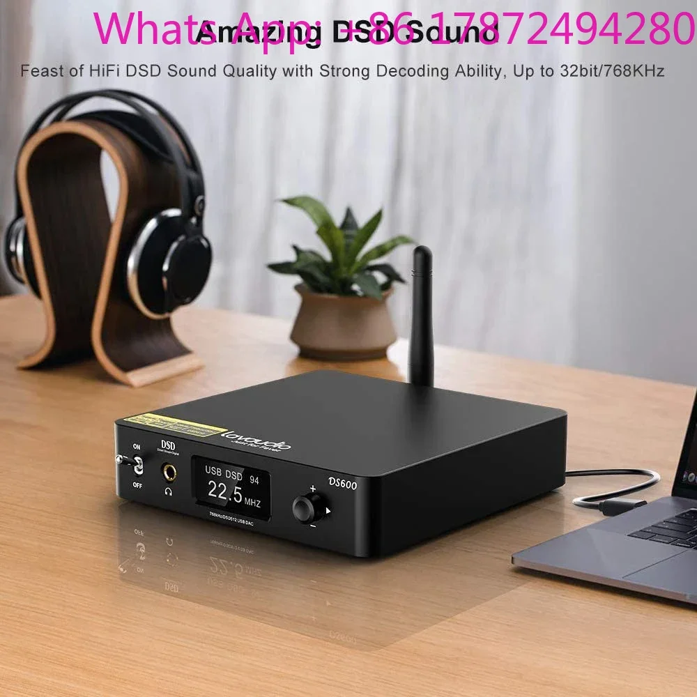 Optical Coaxial USB Digital Audio Amplifier, HiFi Bluetooth 5.0 Receiver DAC Decoder