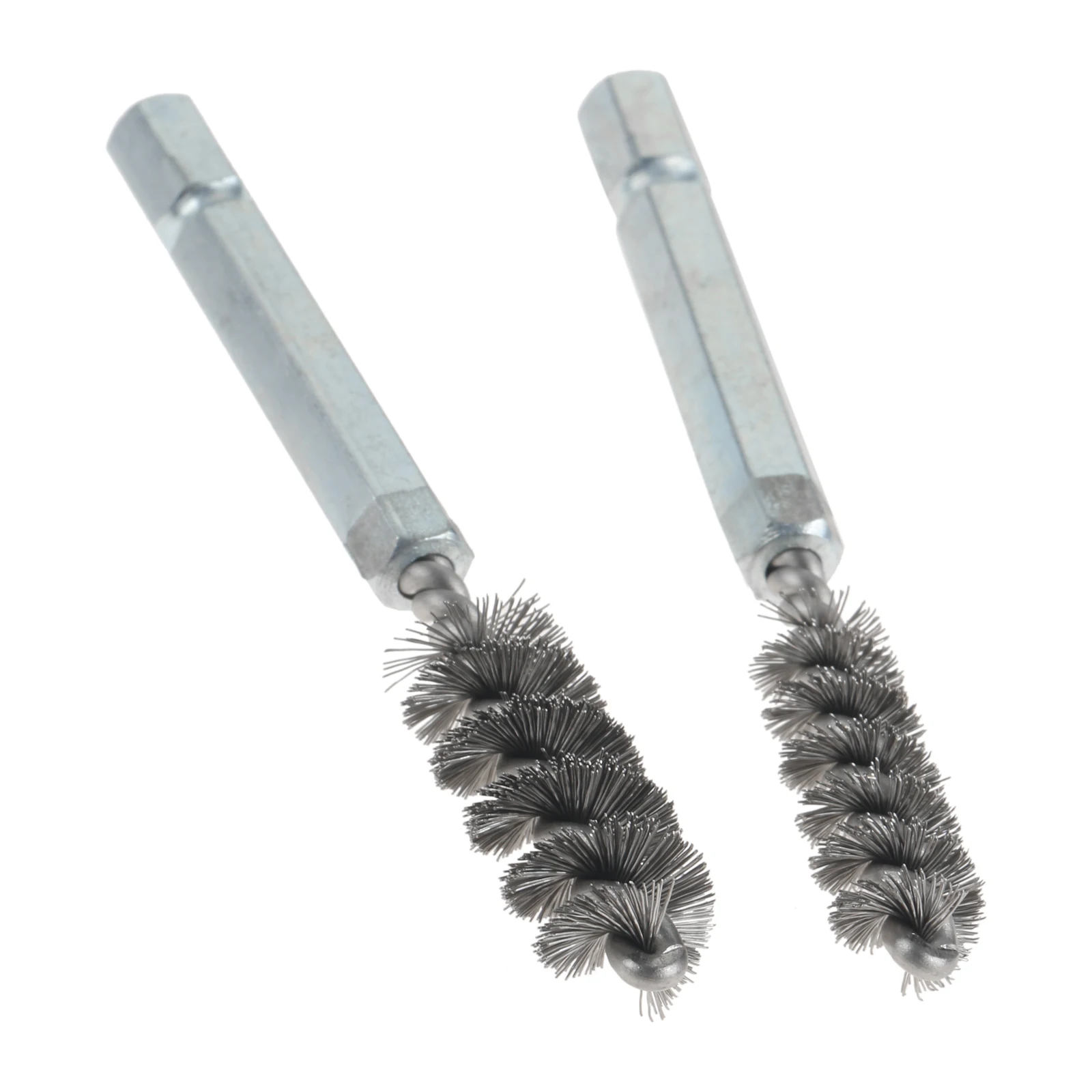 2Pcs Stainless Steel Golf Clubs Head Hosel Brushes Wire Brush Cleaning Polishing Tool Electric Drill Brush for Iron and Wood