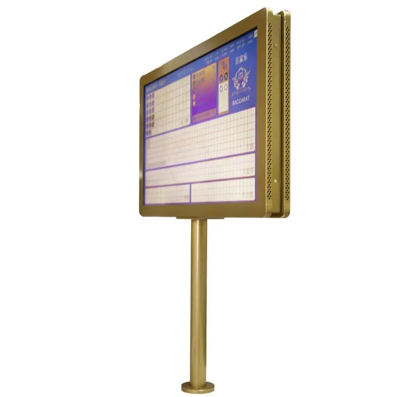 

27 inch Casino Accessories Ultra-Thin Double-Sides Screen HD Display Double Sided Roulette Display For Baccarat Table
