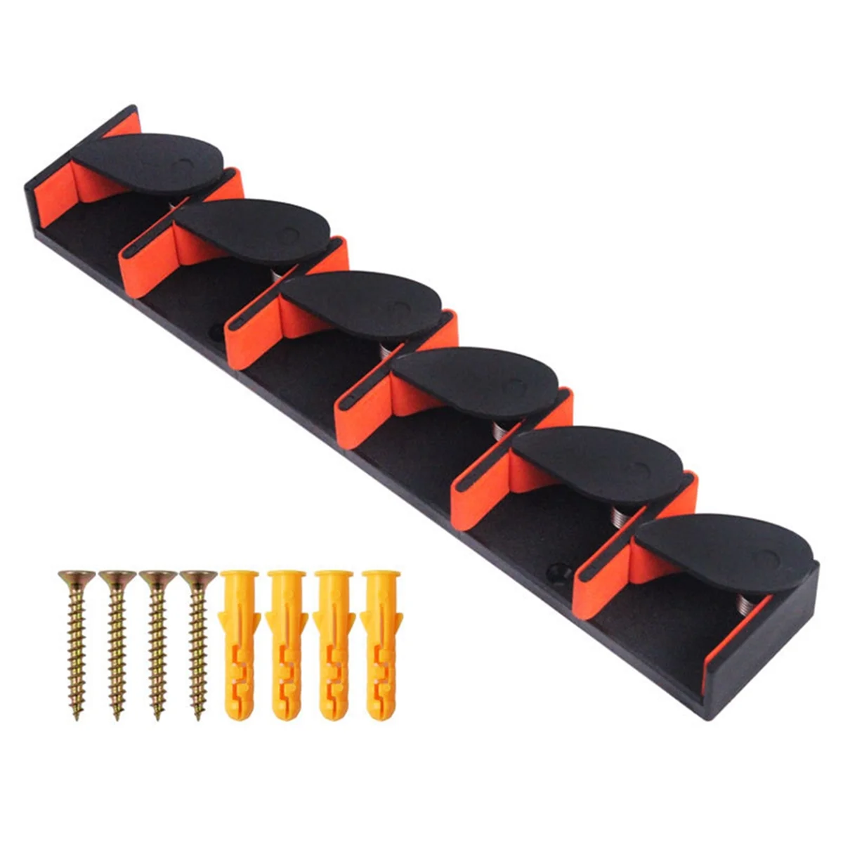 

CBN9-Fishing Rod Holders Rod Rack Vertical Pole Holder Wall Mount Orange