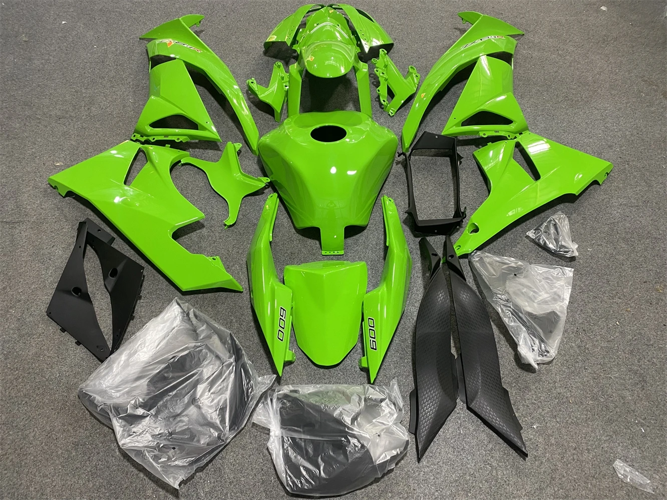 Motorcycle Fairing Kit ABS Plastic Body Fairings Bodywork Bodykit For Kawasaki Ninja ZX6R 636 2009 2010 2011 2012 09 10 11 12 A9