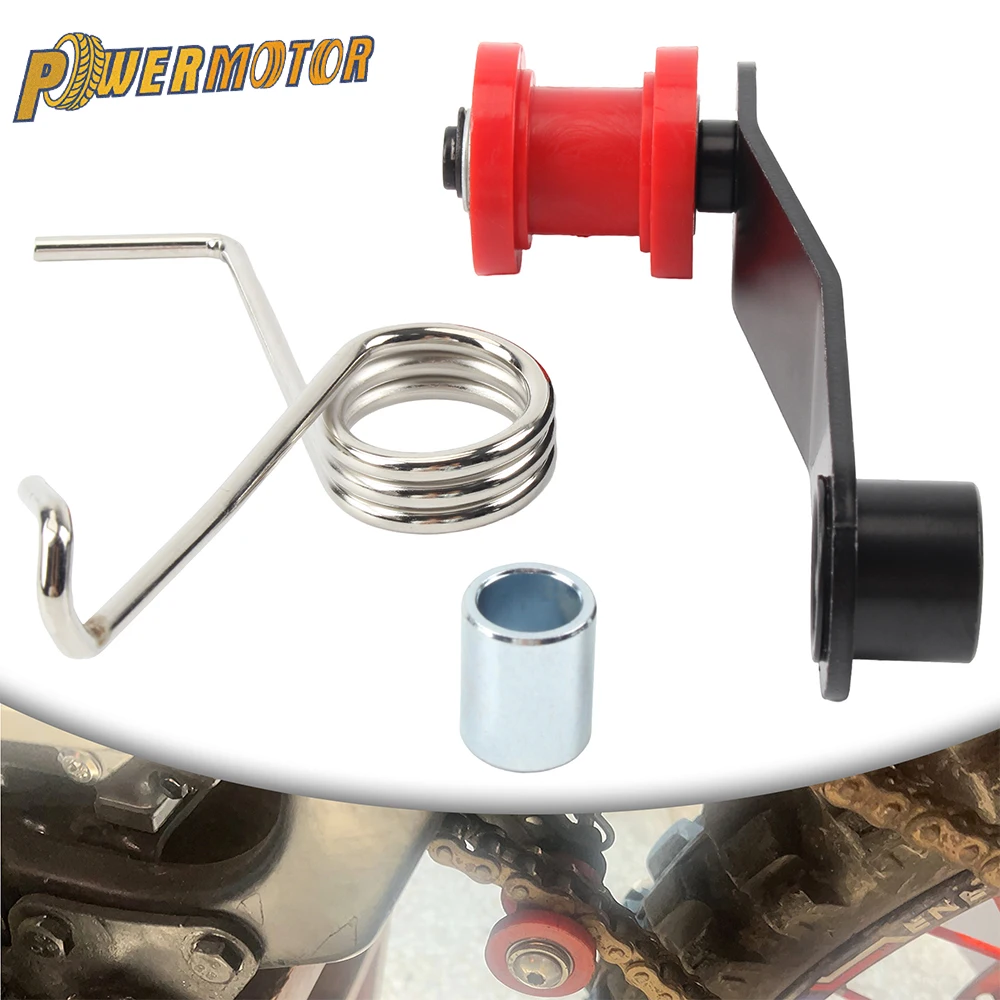 Motorrad Kettenrollenführung Spanner Ersatzzubehör Ersatzteile Teller 110 125 150 200 250 cc ATV UTV Motocross