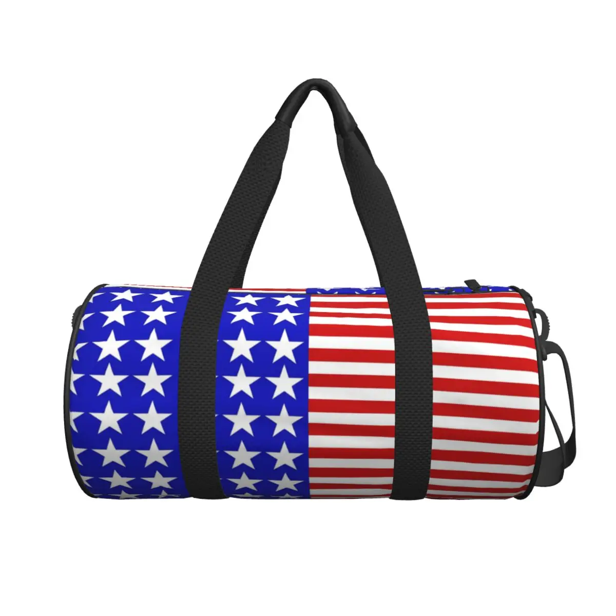 USA American Flag Sports Bags Stars Stripes Travel Training Gym Bag Gym Accessories Novelty Handbags Design Portable Fitness Bag