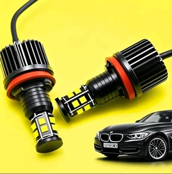 2x 240W 6000K Lamp LED Angel Eyes Marker Light Bulbs For BMW E81 E82 E87 E88 E90 E92 M3 E93 E60 E70 X5 E71 X6 X6M E89 Z4 2007-UP
