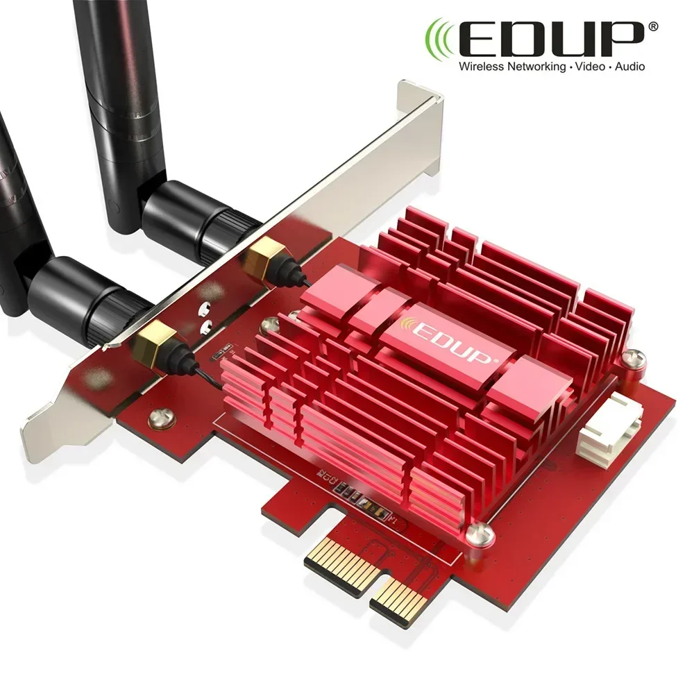 Wireless Desktop WiFi6 In-tel AX200 Card BT 5.1 Dual Band 2974Mbps PCIe Wifi Adapter AX200NGW 802.11ax pcie lan wifi6 card 3000m