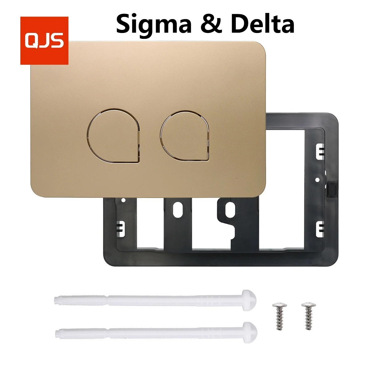 

Dual Actuator Flushing Panel for Geberi Delta 21, Delta Series Flush Plate For UP180 Conceal Cistern , Hidden Water Tank Button