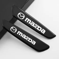 2PCS Car Side Door Body Fender Stickers Emblem Badge Decal For Mazda Atenza CX3 Axela 3 6 2 CX5 Demio CX30 Angksela Car Stickers