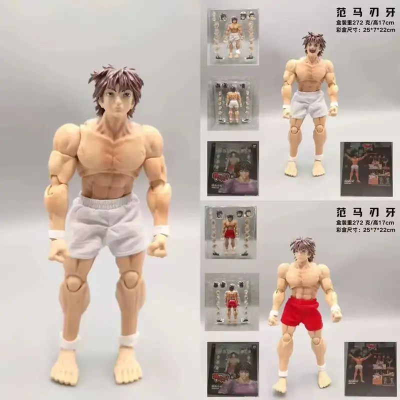 

New 3 Styles 1/12 Son Of Ogre Baki Hanma Baki Venue Exclusive Version Action Figures Room Decor Doll Boy Toy Gift Collectible
