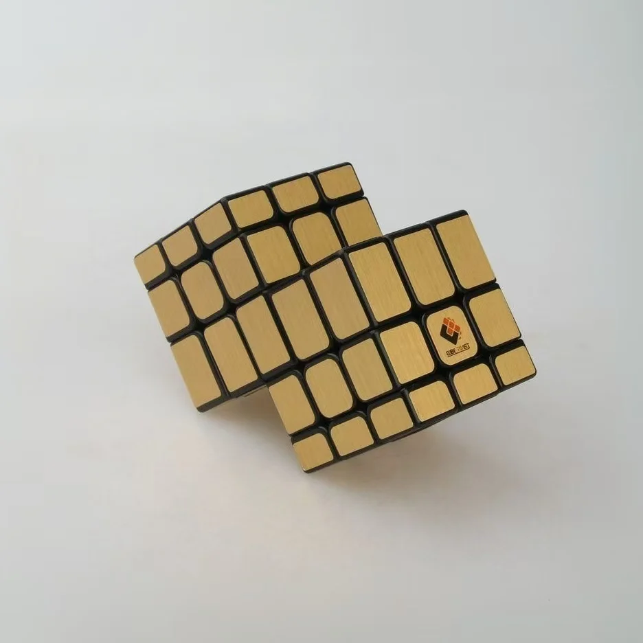 Double 3x3 Conjoined Mirror Face Magic Cube Speed Cube Puzzle Toy For Kids Boys Gift Magic Toys Brain Teasers  Kids Gifts