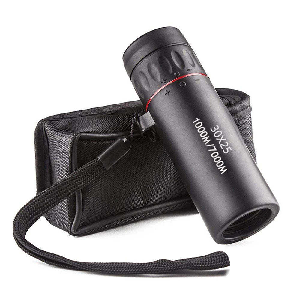 Mini monocular 30x25 à prova d'água, telescópio portátil para celular, zoom 10x, telescópio de viagem para acampamento, caminhadas, presente para crianças