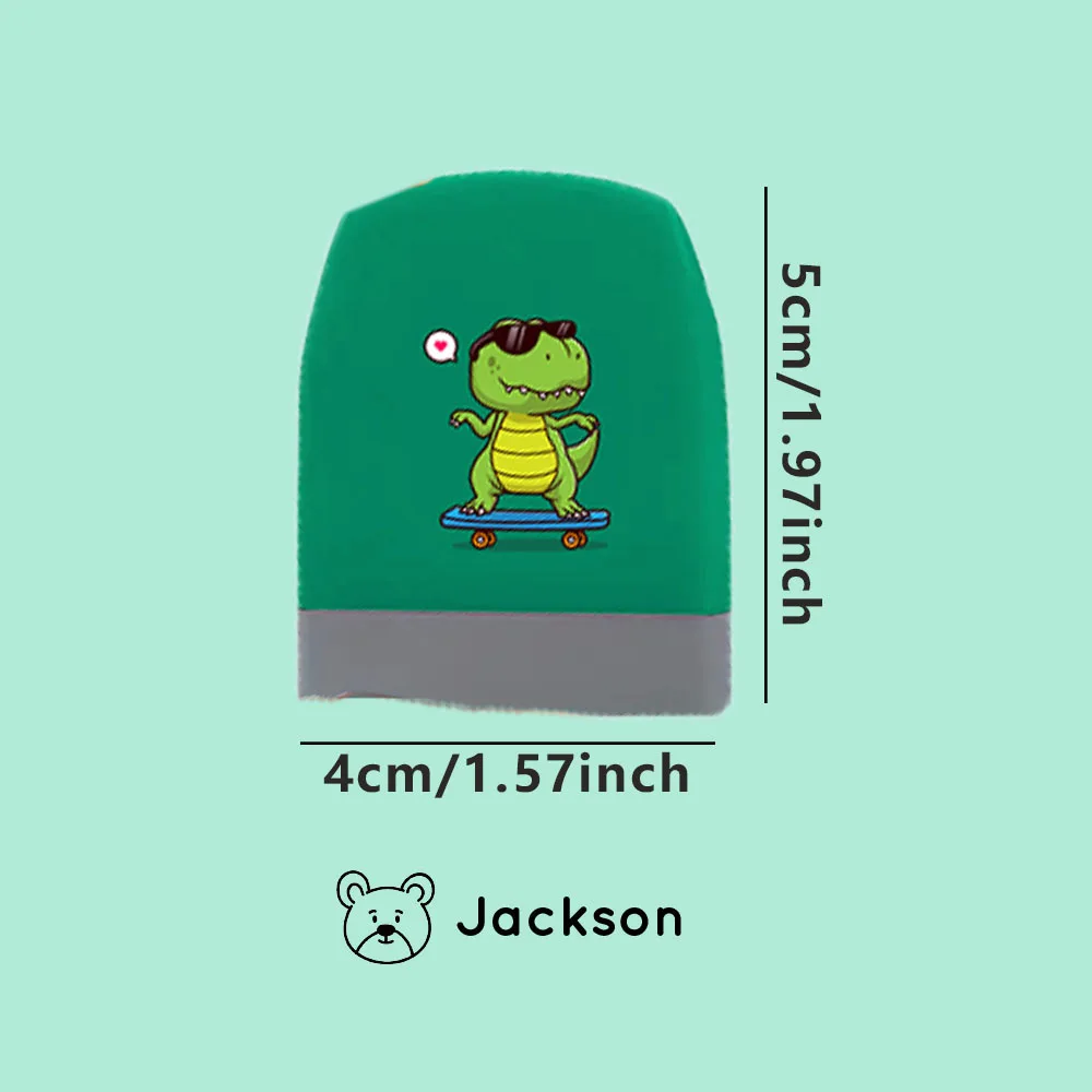 1 PC A crocodile playing skateboard Personalized Name Seal Customized Name Seal Provide Convenience for Perfecting Your Own Prod